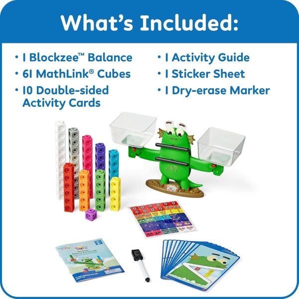 hand2mind Numberblocks Blockzee Balance Activity Set, 61 MathLink Cubes, Bala... - Image 7