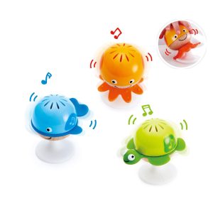 Hape Stay-Put Rattle Set, Multi