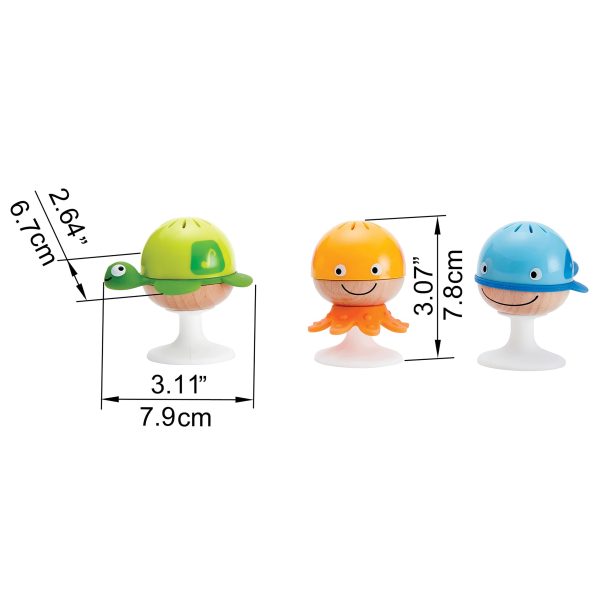 Hape Stay-Put Rattle Set, Multi - Image 3