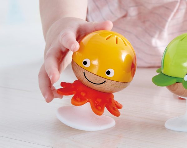 Hape Stay-Put Rattle Set, Multi - Image 5