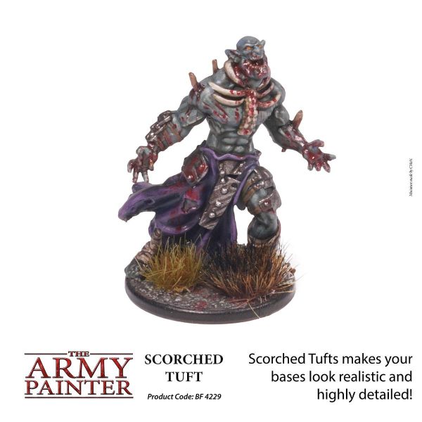 The Army Painter Battlefields, XP - Scorched Tuft Terrain Model Kit for Miniature Bases and Dioramas - 77 Pcs, 3 Sizes - Image 4
