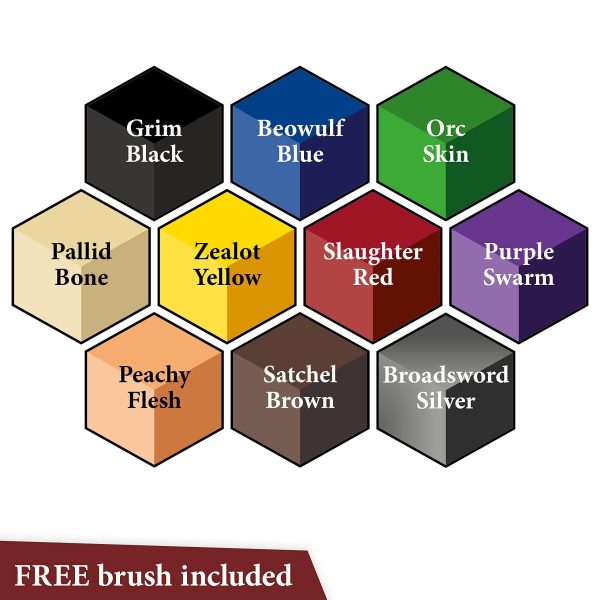 The Army Painter Speedpaint Starter Set 2.0-10x18ml Speed Model Paint Kit Pre-Loaded with Mixing Balls and 1 Brush- Base, 1 Painting... - Image 3