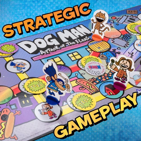 Dog Man Board Game Attack of The Fleas (Fuzzy Little Evil Animal Squad) by University Games Based On The Popular Dog Man Book Series by... - Image 3