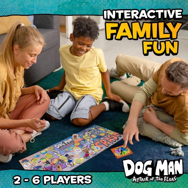 Dog Man Board Game Attack of The Fleas (Fuzzy Little Evil Animal Squad) by University Games Based On The Popular Dog Man Book Series by... - Image 4