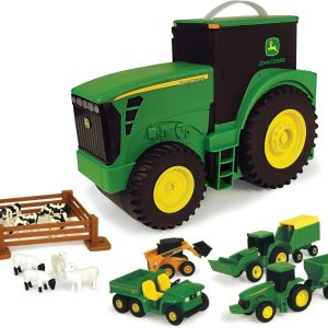 TBEK35747 John Deere ERTL Tractor Carry Case Value Set Brand New