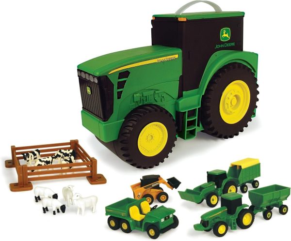 TBEK35747 John Deere ERTL Tractor Carry Case Value Set Brand New
