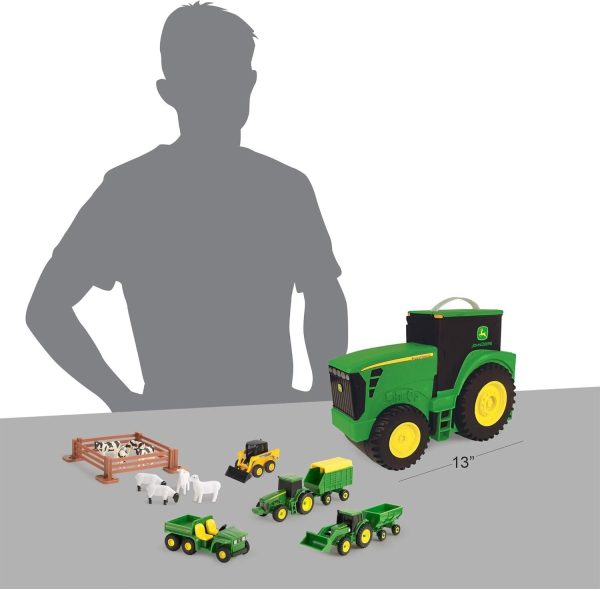 TBEK35747 John Deere ERTL Tractor Carry Case Value Set Brand New - Image 7