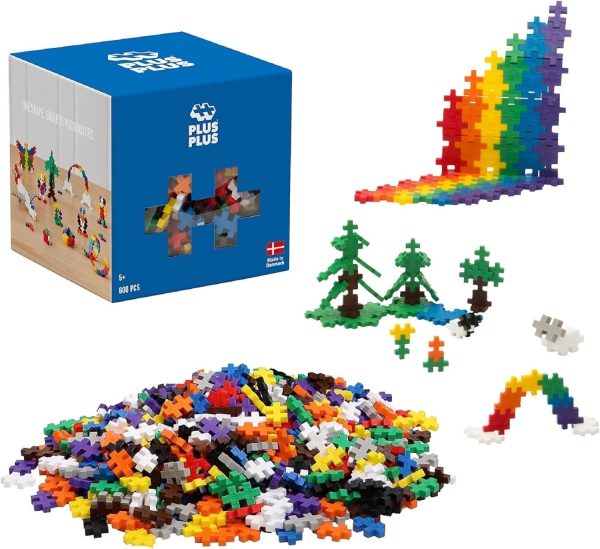 Plus-Plus 600-Piece Mini Basic Building Blocks Set - For Ages 3+ Years Denmark