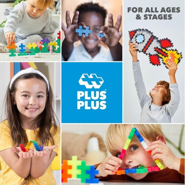 Plus-Plus 600-Piece Mini Basic Building Blocks Set - For Ages 3+ Years Denmark - Image 7