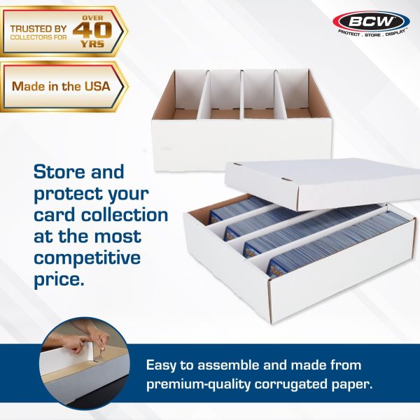 BCW Monster Storage Box, Holds 3,200 Standard Sized Trading Cards, 200 Pound Test Strength - Image 2