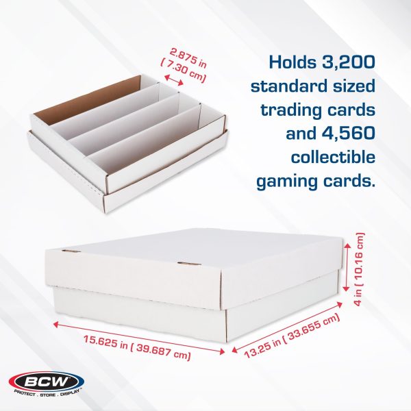 BCW Monster Storage Box, Holds 3,200 Standard Sized Trading Cards, 200 Pound Test Strength - Image 3