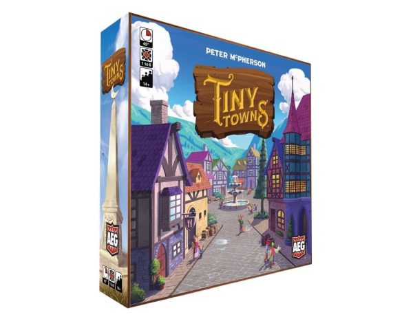 Tiny Towns: Original (AEG07053), 1-6 Players, 45-60 min Play Time, Strategy Board Game for Ages 14 and Up, Cleverly Plan & Construct a...