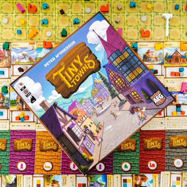 Tiny Towns: Original (AEG07053), 1-6 Players, 45-60 min Play Time, Strategy Board Game for Ages 14 and Up, Cleverly Plan & Construct a... - Image 2