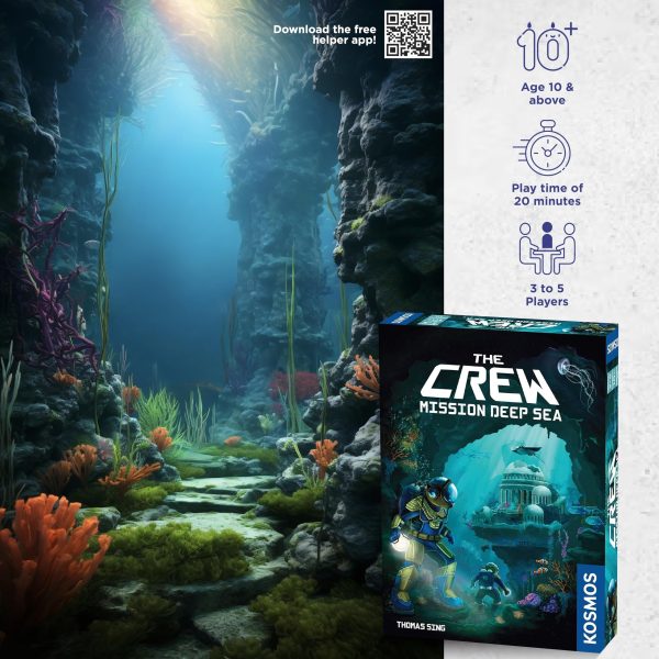 The Crew: Mission Deep Sea – Card Games Adults and Kids – 3-5 Players – Card Games for Family – 20 Minutes of Gameplay – Games for Family... - Image 2