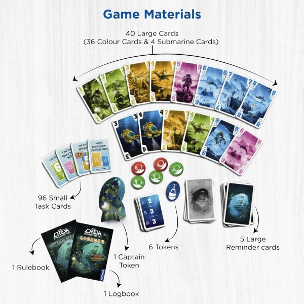 The Crew: Mission Deep Sea – Card Games Adults and Kids – 3-5 Players – Card Games for Family – 20 Minutes of Gameplay – Games for Family... - Image 4
