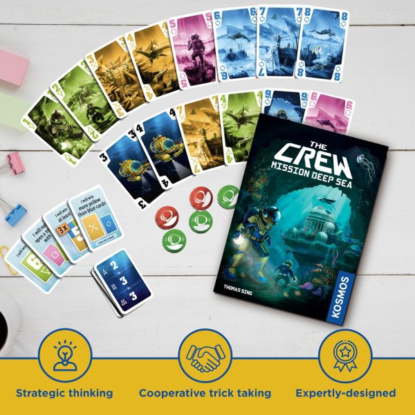 The Crew: Mission Deep Sea – Card Games Adults and Kids – 3-5 Players – Card Games for Family – 20 Minutes of Gameplay – Games for Family... - Image 7