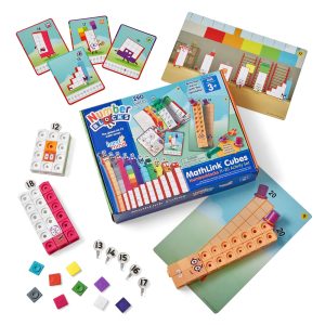hand2mind Numberblocks MathLink Cubes 11-20 Activity Set, 30 Numberblocks Activities Linked to TV Episodes, 155 NumberBlocks MathLink...
