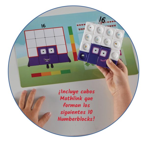 hand2mind Numberblocks MathLink Cubes 11-20 Activity Set, 30 Numberblocks Activities Linked to TV Episodes, 155 NumberBlocks MathLink... - Image 2