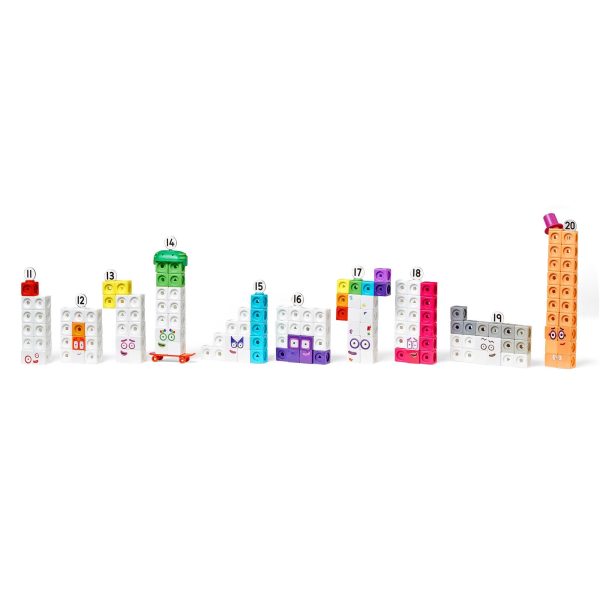 hand2mind Numberblocks MathLink Cubes 11-20 Activity Set, 30 Numberblocks Activities Linked to TV Episodes, 155 NumberBlocks MathLink... - Image 7