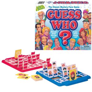 THE CLASSIC MYSTERY FACE GAME GUESS WHO? | Blue