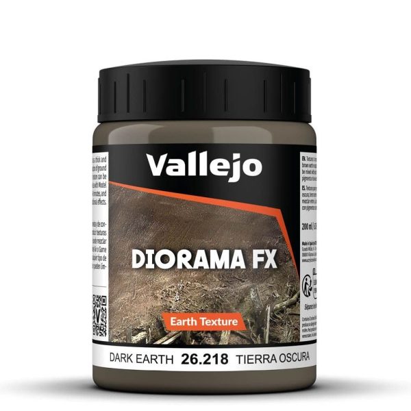 Vallejo Dark Earth Gel, 200ml
