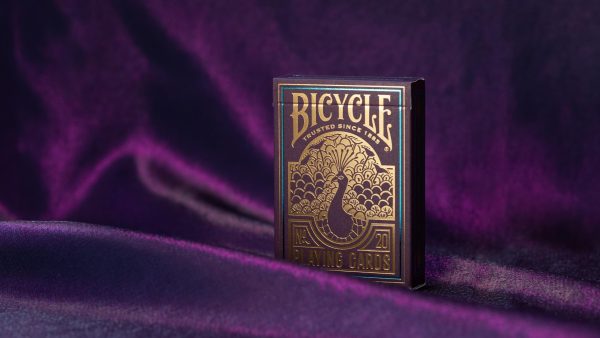 Bicycle Peacock Playing Cards - Purple - Cold Foil Premium Playing Card Deck for Card Games and Magic Tricks - Dazzling Design, Smooth... - Image 3