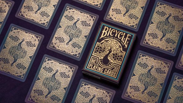 Bicycle Peacock Playing Cards - Purple - Cold Foil Premium Playing Card Deck for Card Games and Magic Tricks - Dazzling Design, Smooth... - Image 4