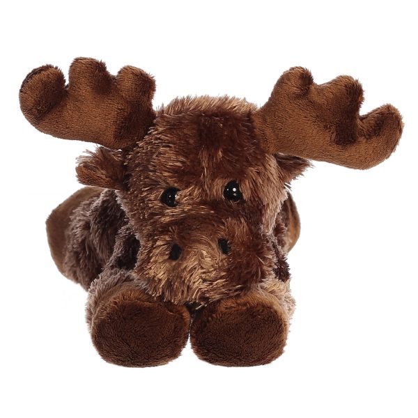 Aurora Maxamoose Moose Mini Flopsie Plush Stuffed Animal 8" - Image 2