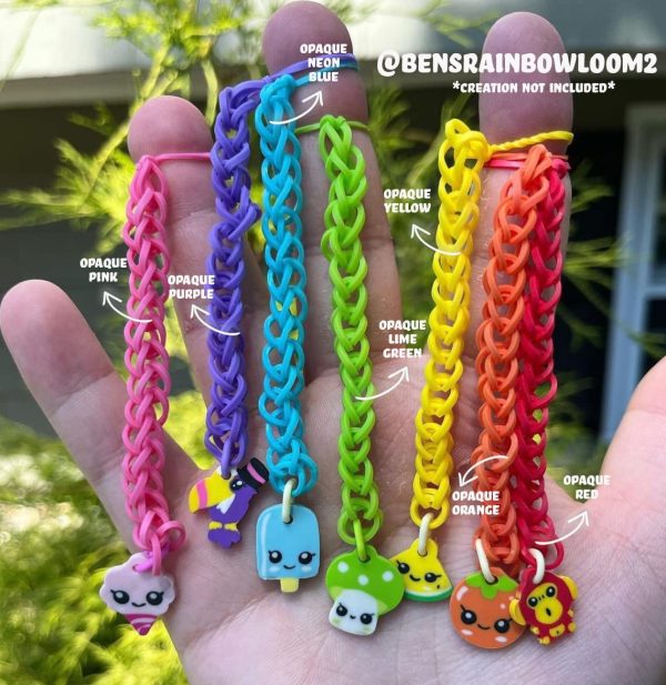 RAINBOW LOOM Red Rubber Bands with 24 C-Clips (600 Count) - Image 4