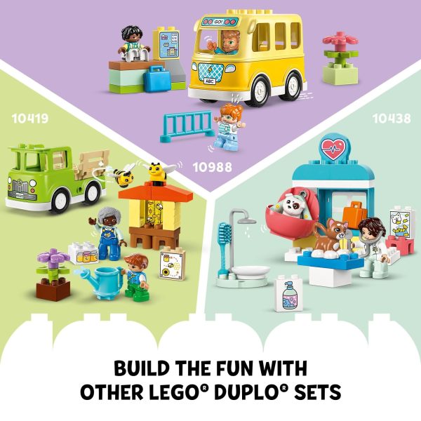 LEGO DUPLO Town Visit to The Vet Clinic Pet-Care Role-Play Toy, Dog, Cat and Veterinarian Figures, Social Emotional Learning Pretend Play... - Image 6