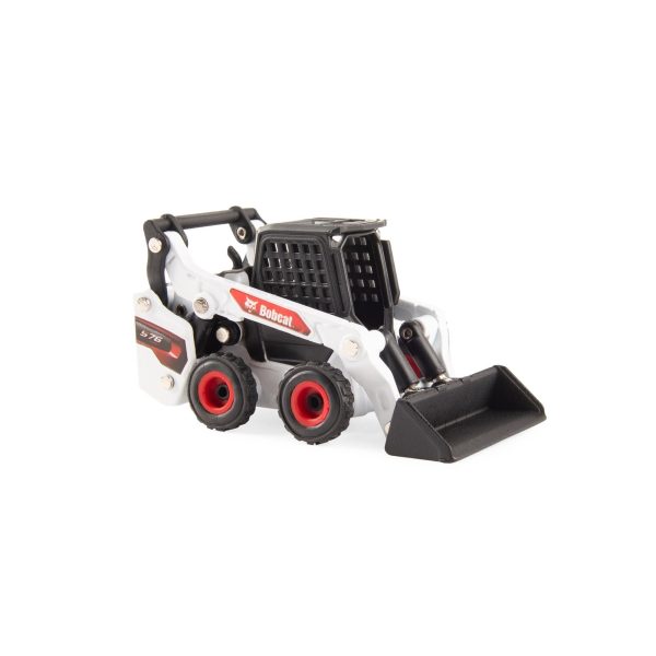 ERTL Bobcat S76 Skid Steer Loader - 1:64 Scale - Includes Functional Loader - Collectible Die-Cast Metal Construction Toys for Kids and...