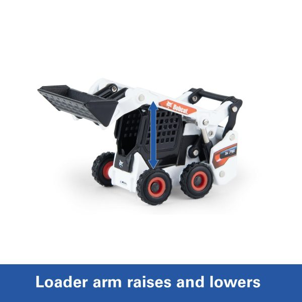 ERTL Bobcat S76 Skid Steer Loader - 1:64 Scale - Includes Functional Loader - Collectible Die-Cast Metal Construction Toys for Kids and... - Image 5